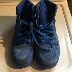 Suede all blue boys Jordan 1s
